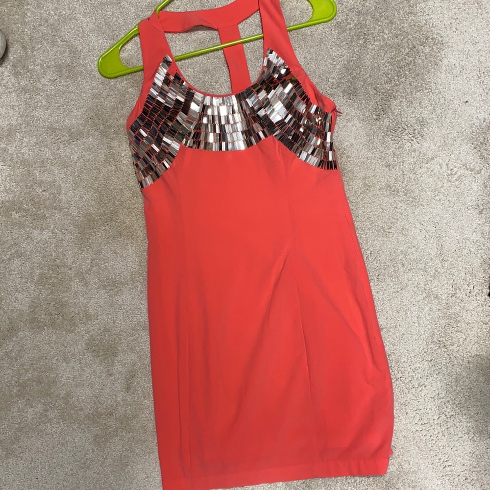 Pinkish/coral mini dress